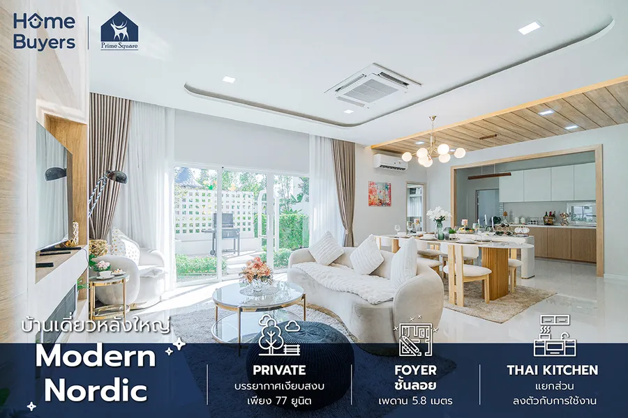 รีวิวบ้าน ไพร์มสแควร์ 2 รังสิต - คลองสอง บ้านเดี่ยวสไตล์ Modern Nordic ใกล้ทางด่วน 10 นาที* รีวิวบ้าน ไพร์มสแควร์ 2 รังสิต - คลองสอง บ้านเดี่ยวสไตล์ Modern Nordic ใกล้ทางด่วน 10 นาที*
