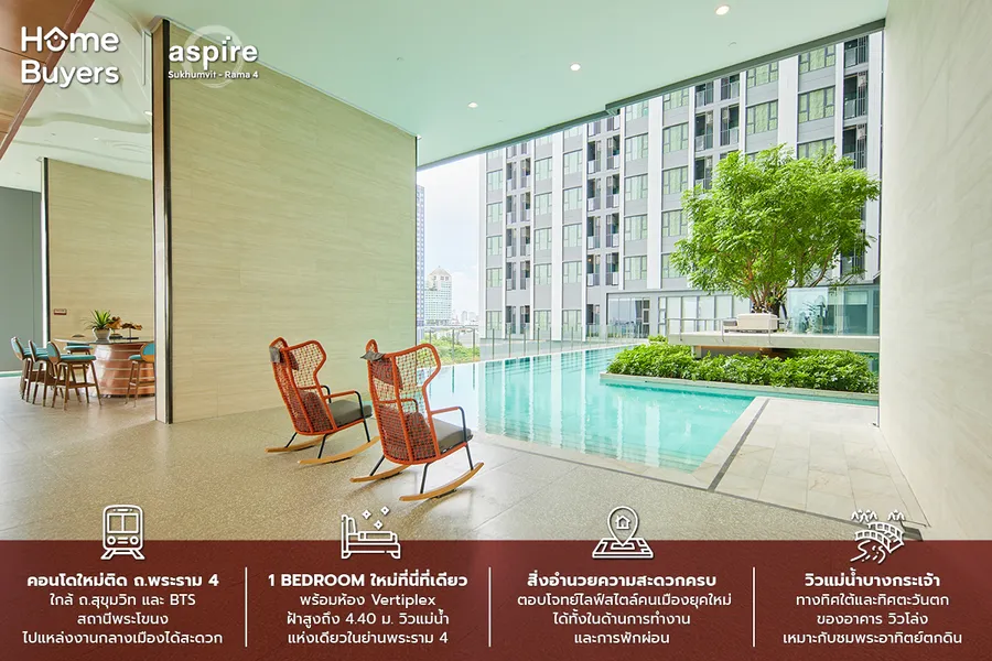 รีวิวคอนโด Aspire สุขุมวิท - พระราม 4 คอนโดใหม่สร้างเสร็จพร้อมอยู่ ติด ถ.พระราม 4 ใกล้ BTS สถานีพระโขนง รีวิวคอนโด Aspire สุขุมวิท - พระราม 4 คอนโดใหม่สร้างเสร็จพร้อมอยู่ ติด ถ.พระราม 4 ใกล้ BTS สถานีพระโขนง