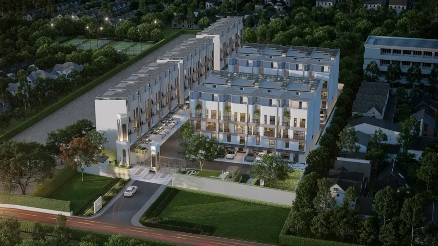 พรีวิว ทาวน์โฮมตรงข้าม King's College พรีวิว ทาวน์โฮมตรงข้าม King's College