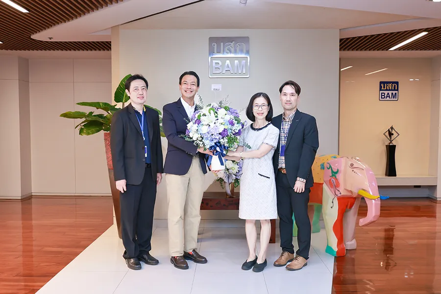 SCB ร่วมแสดงความยินดีกับตำแหน่งประธานเจ้าหน้าที่บริหาร BAM คนใหม่ พร้อมหารือความร่วมมือทางธุรกิจร่วมกัน SCB ร่วมแสดงความยินดีกับตำแหน่งประธานเจ้าหน้าที่บริหาร BAM คนใหม่ พร้อมหารือความร่วมมือทางธุรกิจร่วมกัน