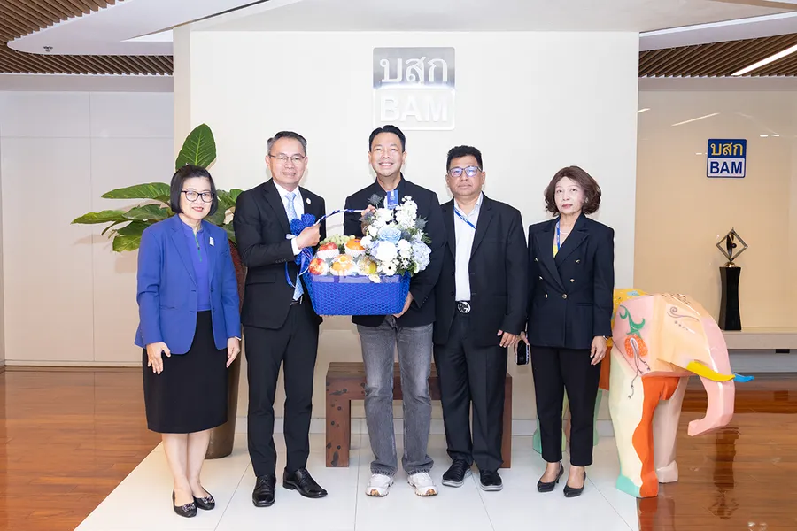 SME Bank ร่วมแสดงความยินดี กับตำแหน่งประธานเจ้าหน้าที่บริหาร BAM คนใหม่ SME Bank ร่วมแสดงความยินดี กับตำแหน่งประธานเจ้าหน้าที่บริหาร BAM คนใหม่
