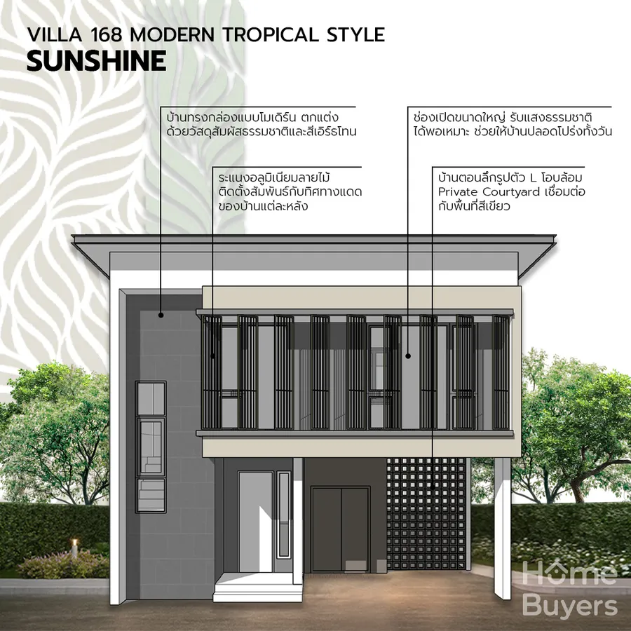 เจาะฟังก์ชัน วิลล่า 168 นิวกรุงเทพกรีฑา บ้านเดี่ยวหรูสไตล์ Modern Tropical โอบล้อมธรรมชาติ เจาะฟังก์ชัน วิลล่า 168 นิวกรุงเทพกรีฑา บ้านเดี่ยวหรูสไตล์ Modern Tropical โอบล้อมธรรมชาติ