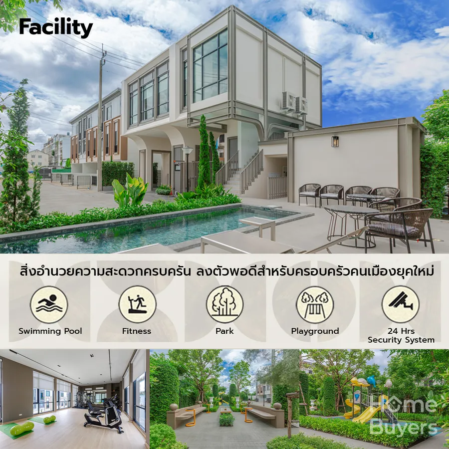 เจาะฟังก์ชัน M Venue พระราม 3 - ประชาอุทิศ 27 ทาวน์โฮม 3 ชั้น หน้ากว้าง 7.5 ม. พร้อมห้องนอนใหญ่แบบ Penthouse