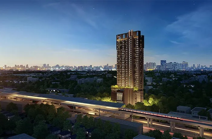 รวมคอนโด ใกล้รถไฟฟ้า MRT สายสีม่วง สถานีไทรม้า 