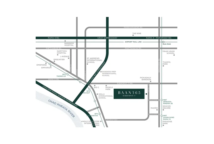 BAAN 365 SUKHUMVIT 77  แนวคิด 