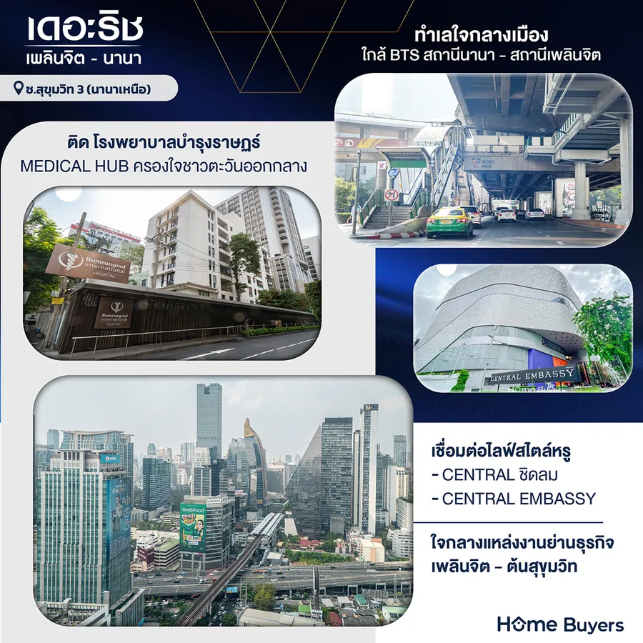 ลงทุนคอนโด The Rich เพลินจิต - นานา รองรับกลุ่ม Tourist & Middle East ที่มีความต้องการ ผลตอบแทนสูง การันตีสูง 7% นาน 3 ปี* (ปีที่ 4 - 9 ขึ้นอยู่กับผลประกอบการ)