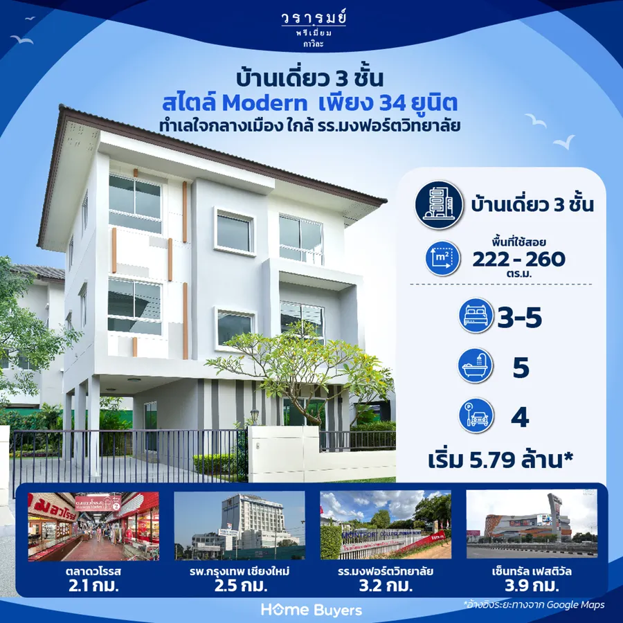 หาบ้านเชียงใหม่ ไว้ใจ QUALITY HOUSES I บ้านเดี่ยว 4 โครงการคุณภาพทำเลใกล้ใจกลางเมืองเชียงใหม่