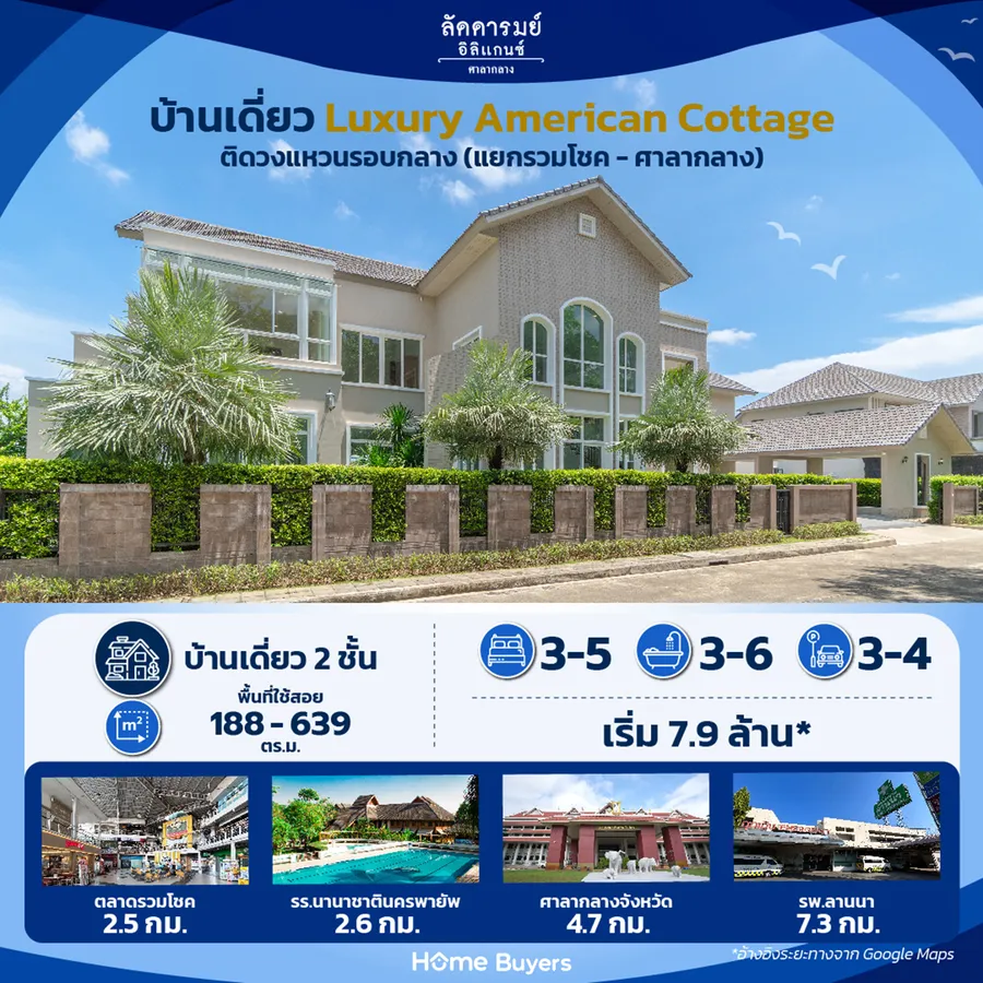 หาบ้านเชียงใหม่ ไว้ใจ QUALITY HOUSES I บ้านเดี่ยว 4 โครงการคุณภาพทำเลใกล้ใจกลางเมืองเชียงใหม่
