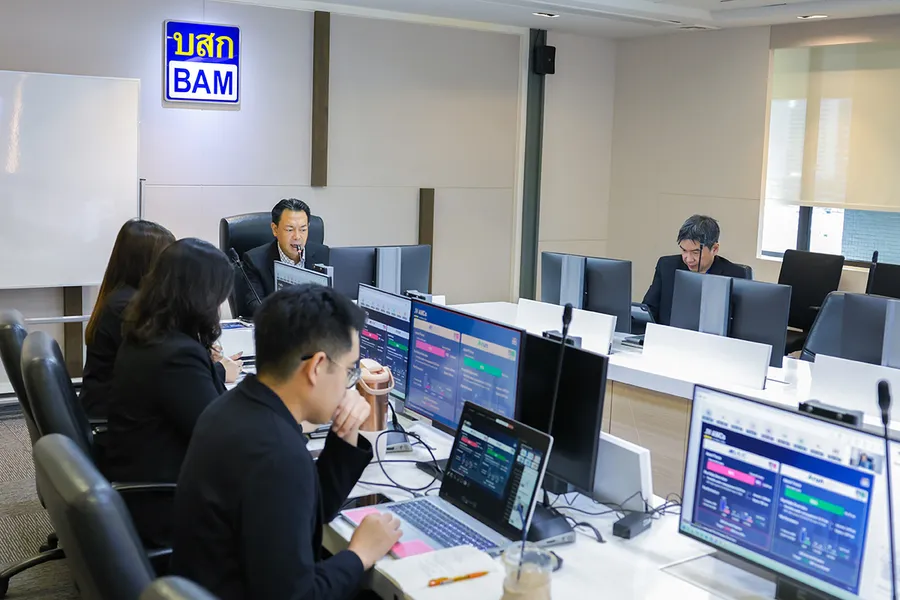 BAM โชว์ศักยภาพผู้นำ AMC แสดงวิสัยทัศน์เข้าร่วมงาน Virtual Group Call สร้างความเชื่อมั่นนักลงทุนสถาบัน BAM โชว์ศักยภาพผู้นำ AMC แสดงวิสัยทัศน์เข้าร่วมงาน Virtual Group Call สร้างความเชื่อมั่นนักลงทุนสถาบัน