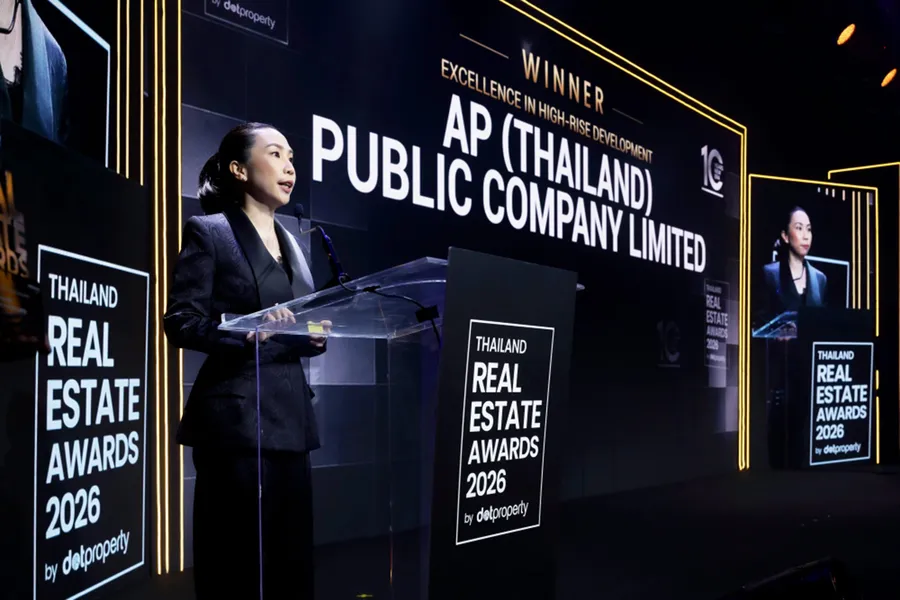 เอพี ไทยแลนด์ บริษัทและแบรนด์อสังหาฯ อันดับหนึ่ง ครองรางวัลสูงสุดแห่งปี “Developer of the Year Thailand 2026” ควบรางวัลพิเศษ “Excellence in High-Rise Development 2026” จากเวที Thailand Real Estate Awards 2026