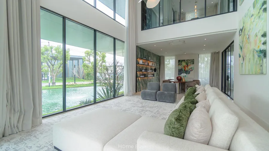 รีวิวบ้าน เศรษฐสิริ เกรท ดอนเมือง บ้านเดี่ยวหรูซีรีส์ใหม่ The Real Modern ทำเลติดรถไฟฟ้าสถานีดอนเมือง