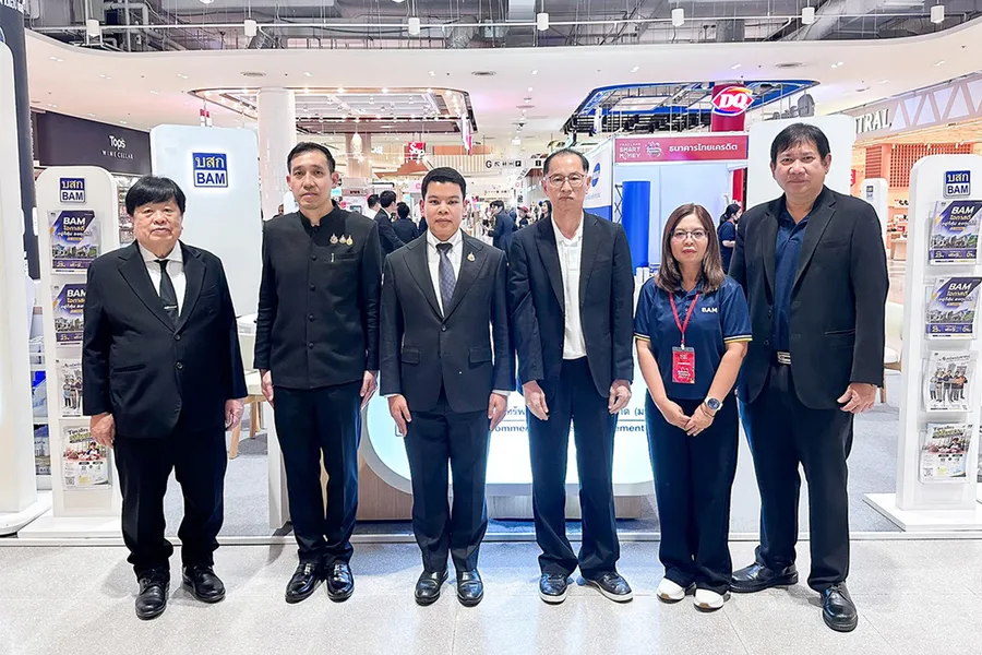 BAM ยกทัพทรัพย์คุณภาพร่วมงาน Thailand Smart Money จ.นครปฐม ชูแคมเปญ “บ้าน BAM สุขพร้อมเสิร์ฟ” ฟรีค่าโอนสูงสุด 9 แสนบาท BAM ยกทัพทรัพย์คุณภาพร่วมงาน Thailand Smart Money จ.นครปฐม ชูแคมเปญ “บ้าน BAM สุขพร้อมเสิร์ฟ” ฟรีค่าโอนสูงสุด 9 แสนบาท