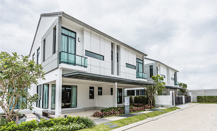 บ้านแนวคิดใหม่สไตล์ Modern Tropical ทุกหลังเป็นแปลงหัวมุม บ้านแนวคิดใหม่สไตล์ Modern Tropical ทุกหลังเป็นแปลงหัวมุม