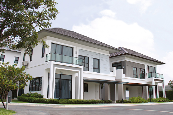 บ้านแนวคิดใหม่สไตล์ Modern Tropical ทุกหลังเป็นแปลงหัวมุม บ้านแนวคิดใหม่สไตล์ Modern Tropical ทุกหลังเป็นแปลงหัวมุม