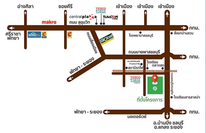 พรีวิว ดาริน บายพาสชลบุรี-บ้านสวนซอย 11 พรีวิว ดาริน บายพาสชลบุรี-บ้านสวนซอย 11