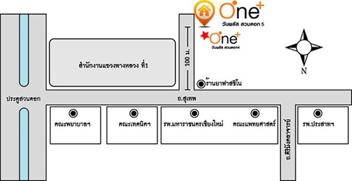 พรีวิวคอนโด วันพลัส สวนดอก 6 เชียงใหม่ พรีวิวคอนโด วันพลัส สวนดอก 6 เชียงใหม่