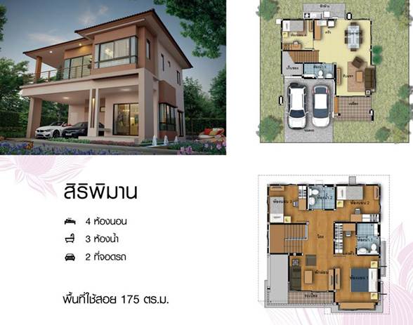 พรีวิวบ้านเดี่ยว สิริวิลเลจ อุดรธานี-แอร์พอร์ต บ้านใหญ่ สไตล์รีสอร์ท ใกล้สนามบินอุดรฯ