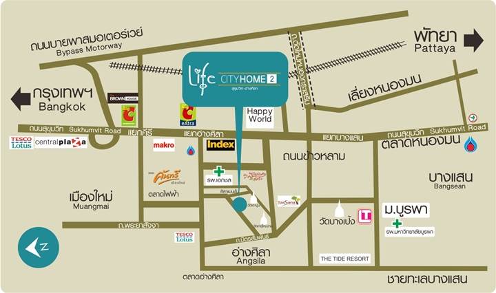 พรีวิวบ้านใหม่ ไลฟ์ ซิตี้โฮม 2 สุขุมวิท-อ่างศิลา พรีวิวบ้านใหม่ ไลฟ์ ซิตี้โฮม 2 สุขุมวิท-อ่างศิลา