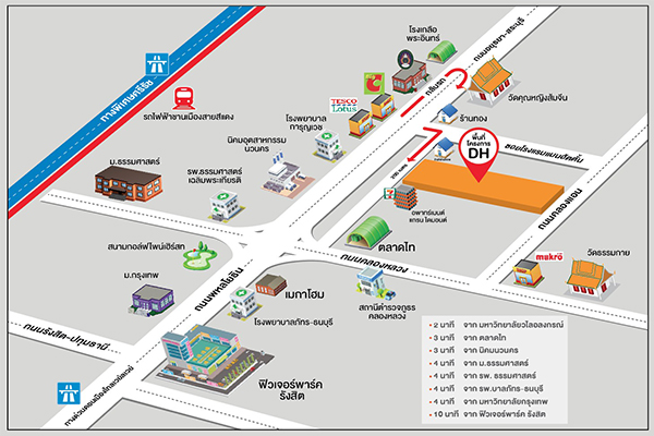 พรีวิวคอนโด The Diamond นวนคร-ตลาดไท ทำเลใกล้นิคมฯ นวนคร เดินทางง่าย ใกล้ถนนใหญ่ ห้องนอนกว้างใช้อยู่อาศัยได้สบายๆ