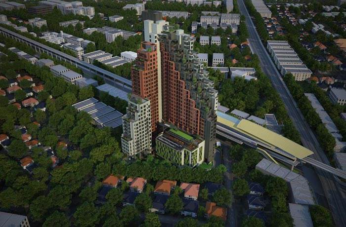 พรีวิวคอนโด บริกซ์ คอนโดมิเนียม คอนโดสไตล์โมเดิร์น อินดัสทรี ติด MRT สิรินธร