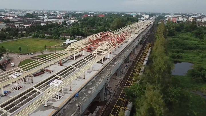 ชมภาพก่อสร้าง สถานีรถไฟขอนแก่น สถานียกระดับใหญ่พิเศษ ยาว 54 กม ชมภาพก่อสร้าง สถานีรถไฟขอนแก่น สถานียกระดับใหญ่พิเศษ ยาว 54 กม