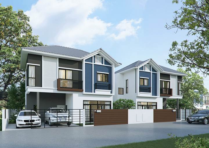 พรีวิวบ้าน นครทอง โคโลนี่ ครบทาวน์โฮมและบ้านแฝด ใกล้ถนนศรีนครินทร์ ถนนแพรกษา