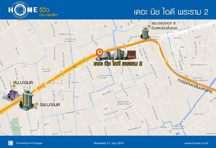 รีวิวคอนโดใหม่โครงการ นิช ไอดี พระราม2