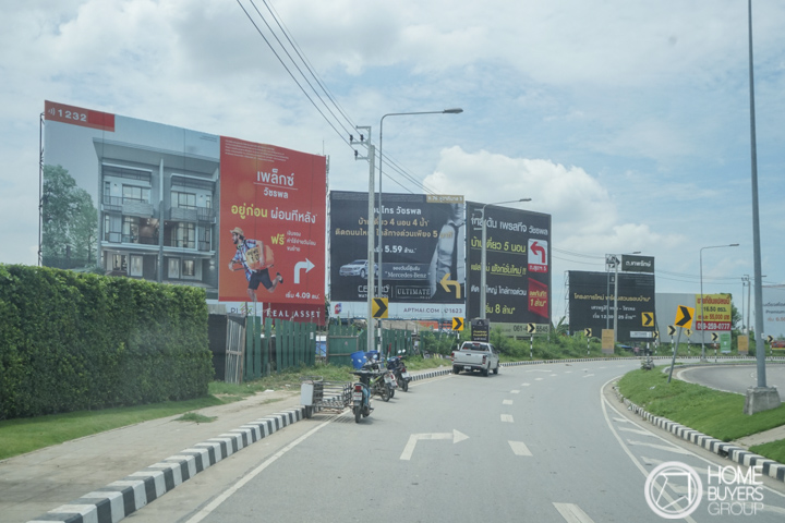 เปิดทำเลใหม่ ถนนเทพรักษ์ บ้าน-ทาวน์โฮมแบรนด์ดังเพียบ