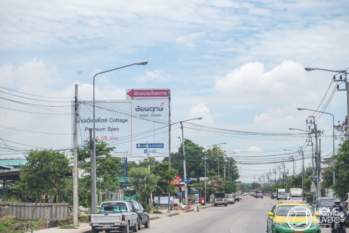 เปิดทำเลใหม่ ถนนเทพรักษ์ บ้าน-ทาวน์โฮมแบรนด์ดังเพียบ