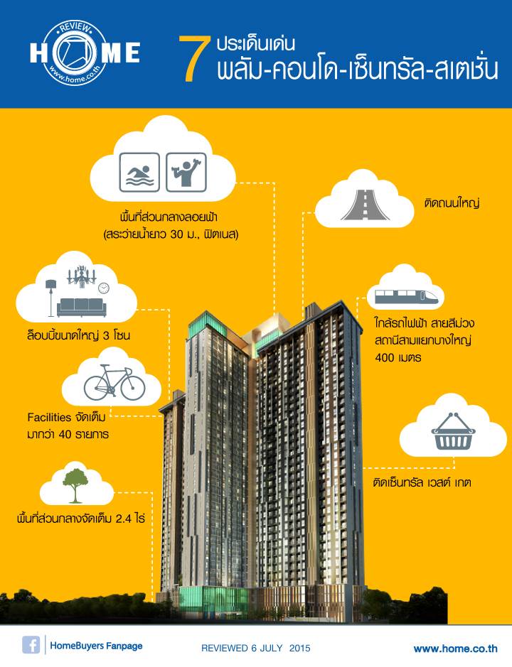 รีวิวพลัม คอนโด เซ็นทรัล สเตชั่น รีวิวพลัม คอนโด เซ็นทรัล สเตชั่น