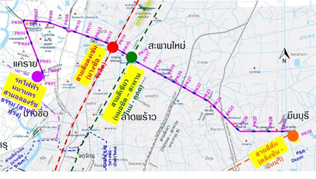 รฟมเล็งต่อขยายเส้นทางรถไฟฟ้าเข้าเมืองทองฯ เพิ่มอีก 2 สถานี