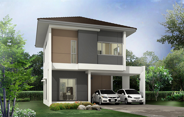 โฮมการ์เด้นวิลล์ Home Garden Ville บ้านสามยอด 2 บ้านดี อยู่สบาย