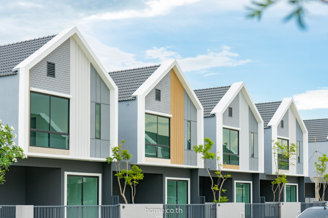 รีวิวทาวน์โฮม แกรนด์ วีโฮม บางนา (Grand V Home Bang Na) บ้านแนวคิดใหม่ ดีไซน์ทรงอิสระ พื้นที่ใช้สอยกว้างขวาง เหมาะสำหรับวิถีชีวิต New Normal
