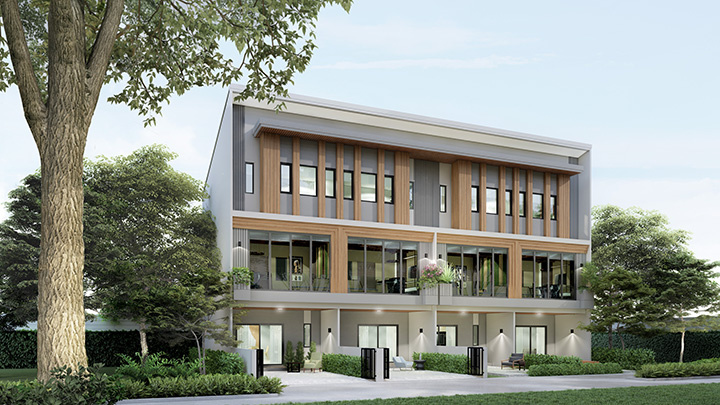 พรีวิวทาวน์โฮม ไอเจ้นท์ พัฒนาการ บ้านใหญ่พรีเมียม 3 Master Bedroom ทุกยูนิต