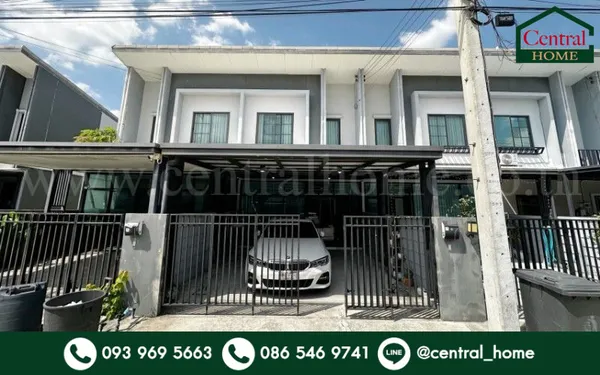 ทาวน์โฮม 2 ชั้น บริทาเนีย วงแหวน-หทัยราษฎร์ จตุโชติ Built-in สวย ถนนเมน