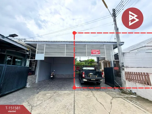 ขายบ้านเดี่ยวหลังริม หมู่บ้านสามัคคี 48 บางเสร่ สัตหีบ ชลบุรี