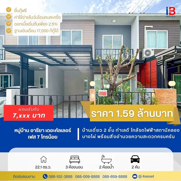 บ้านสวย ราคาล้านต้น! พร้อมอยู่ ทำเลดี ใกล้เซ็นทรัล เวสต์เกต