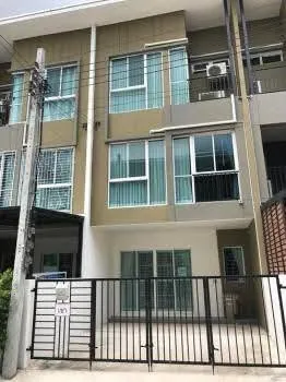 ให้เช่าทาวน์โฮม 3 ชั้น 3 ห้องนอน เบล็สทาวน์ Bless Town รามอินทรา 127 บ้านใหม่สวยมาก ใกล้รถไฟฟ้าสายสีชมพู