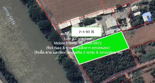 DSL-366 ขาย ที่ดิน ขายที่ดินถมแล้วติดถนน (ติดแม่น้ำน่าน) อ.เมืองพิษณุโลก จ.พิษณุโลก 2-1-50 ไร่ (950 ตร.ว.) ราคา 3,562,50