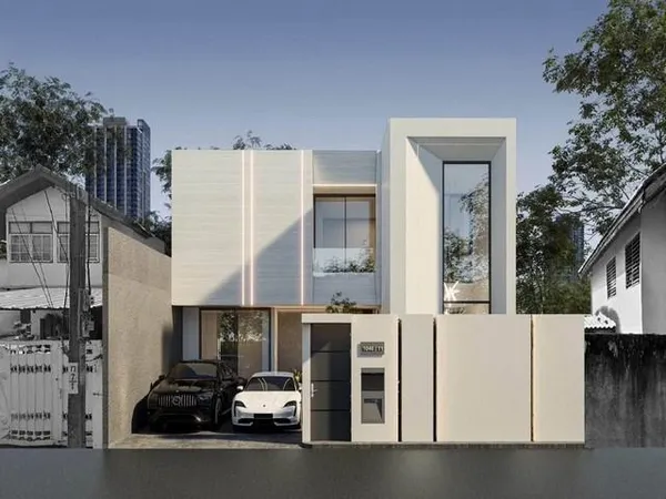 ขายบ้านแฝด 2 ชั้น 53 ตร.ว. ซอยปุณณวิถี 38 Modern Luxury ใกล้ BTS ปุณณวิถี