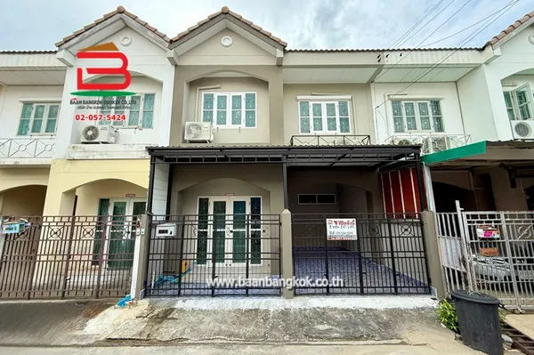ทาวน์โฮม หมู่บ้าน บัวทองธานี เฟส18 เนื้อที่ 18 ตรว. ถนนกาญจนาภิเษก ตำบลบางบัวทอง อำเภอบางบัวทอง นนทบุรี
