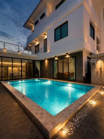 MRTลาดพร้าว71 1กม. นาคนิวาส1-4 บ้านเดี่ยวหรู Pool Villa 6 นอน 8 น้ำ 173 ตร.ว 800 ตร.ม. สระว่ายน้ำส่วนตัว เซ็นทรัล อีสต์ว