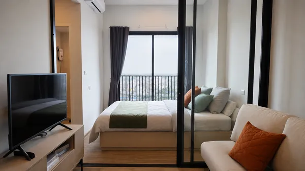 คอนโด ให้เช่า  Flexi Mega Space Bangna 12,000 บาท 1 ห้องนอน 27 sqm. ห้องใหม่ พร้อมเข้าอยู่ ✨RentNex By SENA✨