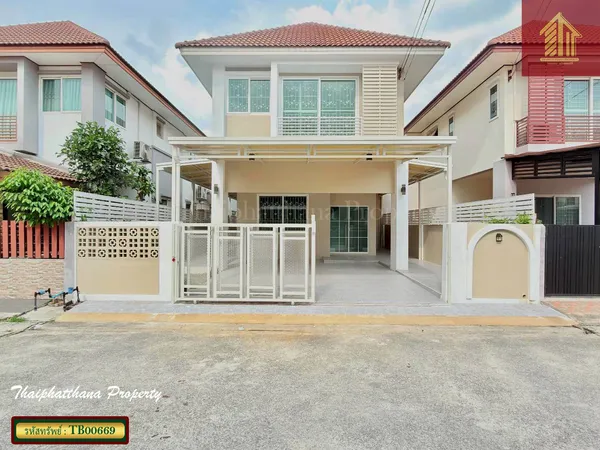 หมู่บ้านบุณฑริก นิวสไตล์ ลำลูกกา-คลอง4 บ้านแฝดทรงอิสระ รีโนเวทสวยพร้อมเข้าอยู่