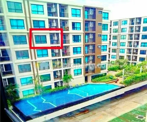 260921pptmkus ให้เช่า คอนโด Supalai City Resort Bearing Station Sukumvit 105 ชั้นทั้งหมด 8 ชั้น ห้องนอน 1 ห้อง ห้องน้ำ 1