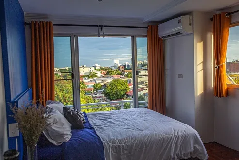 Premier Place Condo Rama 9 ห้องหัวมุม รีโนเวทใหม่ ขนาดใหญ่ 65 ตร.ม. 2 ห้องนอน