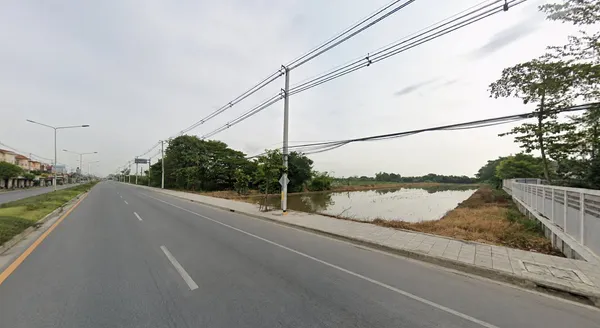 ขายที่ดิน ตรงข้ามการไฟฟ้าฯ ลำลูกกา คลอง 7 เนื้อที่  8 ไร่ 3 งาน 14.8 ตร.ว.