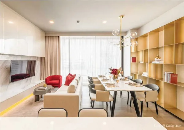 ให้เช่าคอนโดลักชัวรี Celes Asoke ห้องใหญ่ 2 นอน 86 ตรม ชั้น 24