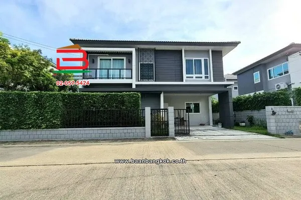 บ้านเดี่ยว 2 ชั้น เนื้อที่ 67.3 ตร.ว. โครงการ THE CITY บางใหญ่ : เดอะ ซิตี้ บางใหญ่ (ซอยสองพี่น้อง) ถนนกาญจนาภิเษก ตำบลเสาธงหิน อำเภอบางใหญ่ นนทบุรี
