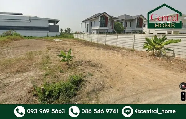 ที่ดิน 103 ตร.วา ถนนบางบัวทอง-ไทรน้อย ใกล้โรงพยาบาลพิมลราช ทำเลดี ราคาถูก